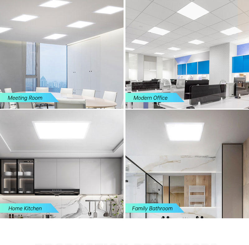 Guangzhou in stock 60x60 led panel light 2x4 48w commercial  panel light 60x60 cm led backlit panel light for office