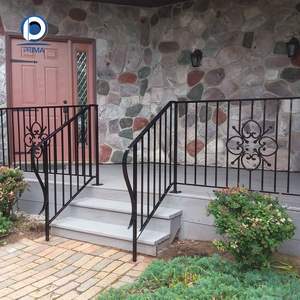 Prima Garde-corps en <span class=keywords><strong>fer</strong></span> <span class=keywords><strong>forgé</strong></span> décoratif antirouille pour usage résidentiel et commercial extérieur et résistant aux intempéries - Product Image 4