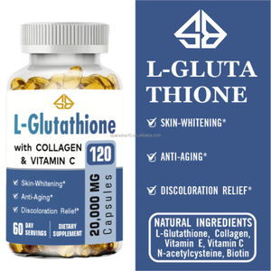 Produit de beauté L-glutathion 20000mg Collagène Vitamine C & E Complément alimentaire pour adultes 120 capsules - Product Image 4