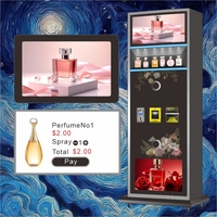 Distributeur automatique de parfum pour voiture avec SDK - Machine de pulvérisation au sol personnalisée, corps en acier inoxydable et acrylique, écran tactile