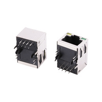 Conector RJ45 LED Light Tab up para interfaz de cable de red de PC