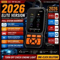 Escáner de Diagnóstico OBD2 V520 WiFi para Autos 1996+, Lector de Códigos Automotrices, Datos en Tiempo Real, Escaneo de Errores en Varios Idiomas, 1 Año de Garantía