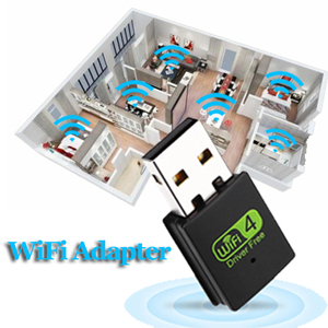 Bộ Chuyển Đổi USB Mạng Lan Không Dây 300Mbps RTL8192 Trình Điều Khiển Miễn Phí USB WiFi Dongle Cho <span class=keywords><strong>Windows</strong></span> - Product Image 3