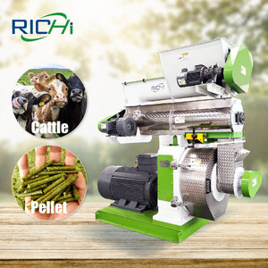 Richi cài đặt miễn phí 8-10t/h máy làm thức ăn gia súc cho tất cả các loại vật nuôi - Product Image 1