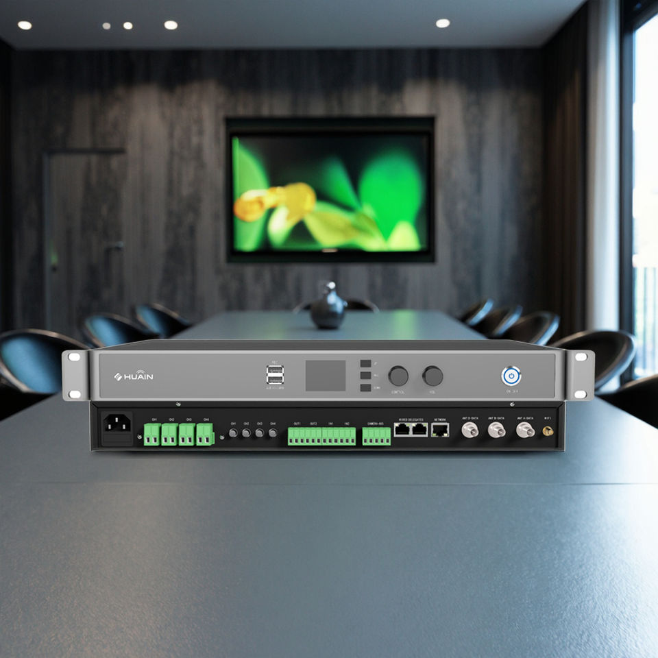 Rack-mounted Converged Conferencing Control System Host with Audio ...