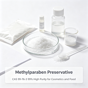 Metilparabene Conservante CAS 99763, Purezza 99%, per Cosmetici e Alimenti, Materia Prima Chimica Antibatterica - Product Image 1