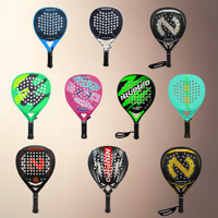 Raquette de paddle-tennis personnalisée en forme de diamant avec noyau en mousse EVA et fibre de carbone 3k/12k/18k