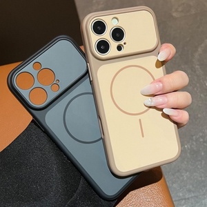 เคสโทรศัพท์มือถือแบบด้านสีธุรกิจ  แม่เหล็กดูดติด  ป้องกันแรงกระแทก สำหรับ iPhone 17 pro max 16 15 14 13 ขายส่ง - Product Image 5
