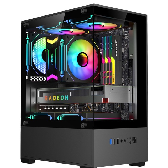 Powerful New Gaming Desktop PC Supports Intel Core Ultra 7 265K 265KF CPU Optional WiFi BT SSD HDD 8GB GDDR5