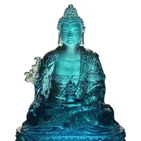 レジンインド仏像薬仏の心のこもった存在への願いギフトガラス彫刻装飾品宗教