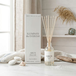 Difusor <span class=keywords><strong>de</strong></span> Aromas Aikun Moderno y Decorativo, <span class=keywords><strong>de</strong></span> Larga Duración, con Varillas <span class=keywords><strong>de</strong></span> Fibra y Vidrio Transparente, para Dormitorio, Venta al Por Mayor - Product Image 4
