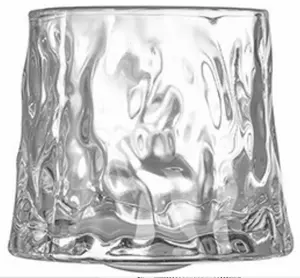 Raymond-taza de agua de vidrio para el hogar, vaso giratorio de Whisky de vidrio transparente, giroscopio