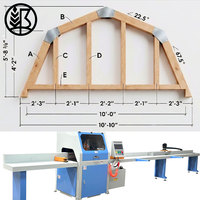 Scie a bois CNC 4-en-1 Coupe d'angle 20-160 rainurage et positionnement longueur fixe avec systeme protection