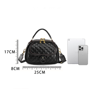 Bolso de Mano <span class=keywords><strong>Simple</strong></span> y Portátil, Bolso de Hombro Elegante, Bolso Cruzado Popular Acolchado para Mujer, Bolso de Solapa de Alta Gama para Damas, Sac à <span class=keywords><strong>Main</strong></span> - Product Image 4