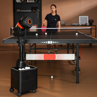 Positions multiples, application de contrôle à distance, 360° °   Robot lance-balles de tennis de table sur pied Spin Halo S Pro pour l'entraînement