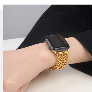 <span class=keywords><strong>Bracelet</strong></span> en métal <span class=keywords><strong>tressé</strong></span> en acier inoxydable pour <span class=keywords><strong>Apple</strong></span> <span class=keywords><strong>Watch</strong></span> 987 <span class=keywords><strong>Bracelet</strong></span> en acier inoxydable de remplacement ultra pour <span class=keywords><strong>bracelet</strong></span> de montre en métal Iwatch 10 - Product Image 4