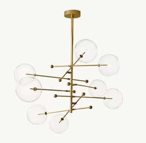 Lustre Art Déco à LED de <span class=keywords><strong>style</strong></span> <span class=keywords><strong>industriel</strong></span> moderne pour salon salle à manger café <span class=keywords><strong>chambre</strong></span> à coucher - Product Image 4
