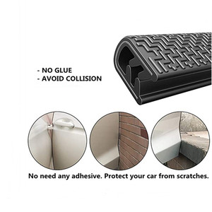 PVC U hình dạng con dấu cao su Dải PVC sắc nét cạnh bảo vệ cao su xe cửa bảo vệ bảo vệ bội thu cao su TRIM bảo vệ - Product Image 6