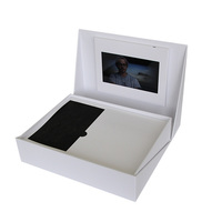 Carte vidéo personnalisée avec écran LCD, boîte d'invitation de 7 pouces, boîte vidéo cadeau