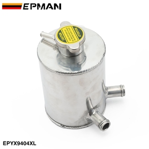 EPMAN Réservoir de liquide de refroidissement universel en aluminium pour <span class=keywords><strong>radiateur</strong></span>, réservoir à <span class=keywords><strong>d</strong></span>ébordement avec bouchon EPYX9404XL - Product Image 1