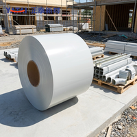 Gouttières en aluminium prélaqué à prix d'usine, alliage 3105 3003, durables, pour drainage des eaux de toiture