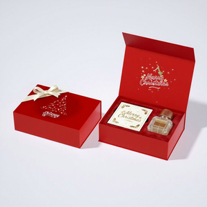 Caja de Regalo Navideña Reciclable 2026 Hecha a Mano, Caja de Embalaje de Perfume Personalizada de Lujo con Inserto - Product Image 3
