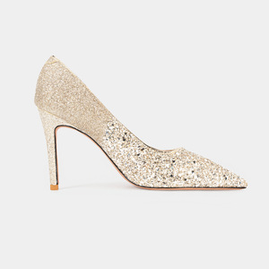 Zapatos de Tacón Alto Personalizables con Punta en Pico, Tacón de Aguja, Zapatos de Novia con Pedrería, de Una Sola Tira, Estilo Sólido y a la Moda - Product Image 3