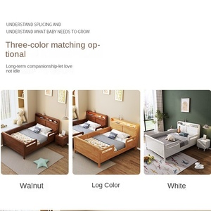 Letto <span class=keywords><strong>per</strong></span> bambini in legno massiccio Guardrail 1.2 m letto singolo da ragazzo e 1.5 m letto da ragazza <span class=keywords><strong>per</strong></span> piccoli appartamenti <span class=keywords><strong>per</strong></span> soggiorno - Product Image 6