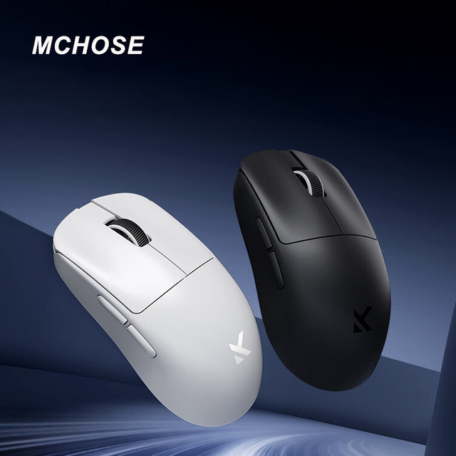 Ultra Lightweight 39g 8K Polling Rate Tri Connect BT 2.4G Wired Ergonomic MCHOSE Select L7 Series PAW3395 Sensor Gaming Mouse