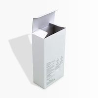 Boîte électronique rectangulaire haute en carton ondulé noir et blanc pur sur mesure pour stabilisateur de caméra