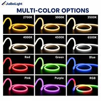 3D Flexible 360 °   Bande lumineuse LED néon ronde IP65 étanche 25 mm, néon flexible personnalisé 24V, bande découpable pour décoration intérieure/extérieure