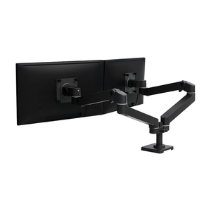 <span class=keywords><strong>ERGOTRON</strong></span> <span class=keywords><strong>LX</strong></span> Pro ขาตั้งจอคู่แบบใหม่ สีดำ โลหะ รองรับการปรับเอียง 85 องศา รองรับจอขนาด 27 นิ้ว รับประกัน 10 ปี - Product Image 1