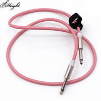 Câble de guitare 6,35 mm (1/4 pouce) – Câble audio droit-récepteur pour guitare électrique et basse – Qualité professionnelle