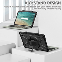 Étui de protection robuste 2-en-1 hybride pour tablette Fire Max 11 pouces 2024 avec sangle rotative et béquille pliable en TPU pour fournisseur