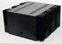 Boîtier de commande en aluminium sur mesure pour préamplificateur domestique, châssis audio en métal usiné CNC pour récepteurs et amplificateurs