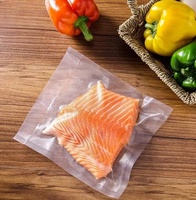 100 pièces/paquet Sacs de conservation sous vide gaufrés à 3 soudures latérales pour aliments surgelés, type pochette retort plate, pour usage domestique