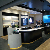 Présentoir exclusif pour téléphone mobile à cellules de verre JJH personnalisé pour tout le magasin Design professionnel Source Factory Exclusive Vitrine