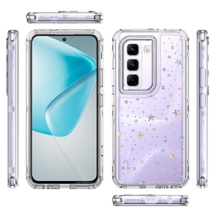 Coque transparente 3 en 1 en TPU antichoc pour Infinix Hot 50 Pro Plus 4G 50i NOTE40 Pro 5G <span class=keywords><strong>GT</strong></span> 20 Pro Transparent Cover Sticker - Product Image 3