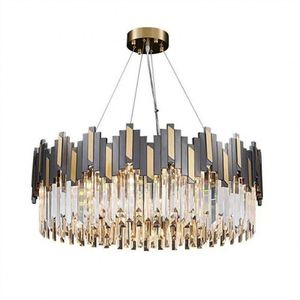 Creative Simplicity Luxury Modern <strong>Uk</strong> <strong>Chandelier</strong> 6 <strong>Gold</strong> Black Color Pendant Light - Product Image 2