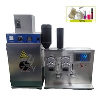 Machine de remplissage de vernis à ongles en gel UV avec système de chauffage et de mélange pour flacons cosmétiques