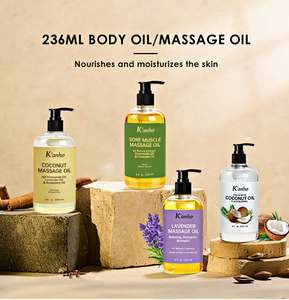 Kanho 236 мл кокосовое массажное масло для разогрева тела, расслабления и массажа суставов и мышц - Product Image 5