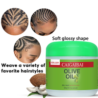 Crème lissante capillaire longue durée sans soude, à l'huile d'olive, nourrissante, pour usage domestique et professionnel en salon