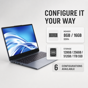 2026 New OEM 15.6 Inch Business Laptop Intel Core i7 9750H 8GB 16GB DDR4 128GB 256GB <b>512GB</b> 1TB <b>SSD</b> FHD Wholesale Notebook - Product Image 1