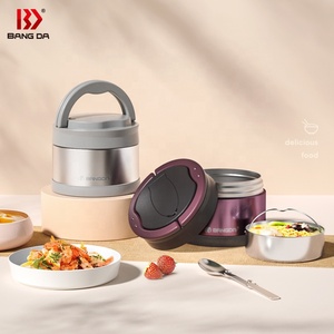 Bán buôn thép không gỉ cách điện chân không nhiệt thực phẩm ăn trưa hộp container - Product Image 6