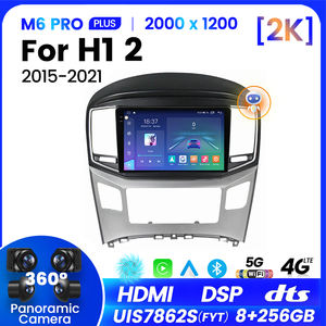 Mekede M6 Pro ระบบเครื่องเสียงมัลติมีเดียสำหรับรถยนต์ระบบแอนดรอยด์12 QLED สำหรับ <span class=keywords><strong>Hyundai</strong></span> <span class=keywords><strong>H1</strong></span> 2 2015 <span class=keywords><strong>2021</strong></span> - Product Image 2