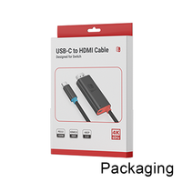 Câble TV ULT-unite Type C vers HDMI PD100W 4K 60Hz 6,6 pieds, câble USB-C vers HDMI portable pour Switch/Steam Deck