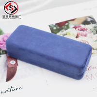 Vente flash - Boîte de rangement pour lunettes de soleil de haute qualité, personnalisée avec logo, rectangulaire, en velours court, pour lunettes de myopie, lunettes de soleil tendance haut de gamme