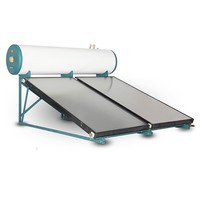 Chauffe-eau solaire à plaque plate pressurisée pour usage extérieur, avec réservoir intérieur en acier inoxydable de 200 litres, pour vente en gros OEM - Nouveauté !