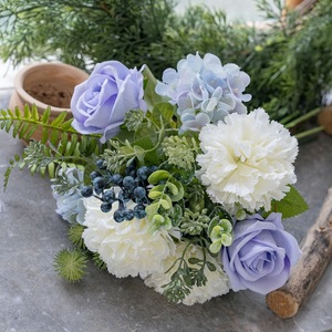 Bouquet de roses artificielles Firefly Secret Realm en tissu tissé plastique pour décoration intérieure et accessoires de mariage CF02087 - Product Image 2