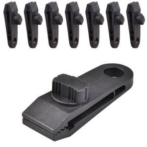 10pcs Klip Terpal Nilon Heavy-Duty, Penjepit Terpal Pengunci, Pengikat Tenda, Penjepit Penutup Kolam Renang, Penjepit Tali <span class=keywords><strong>Bungee</strong></span>, Penjepit Penutup Mobil - Product Image 1